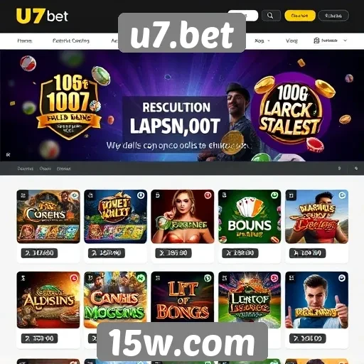 Promoções e bônus atraentes no site u7.bet